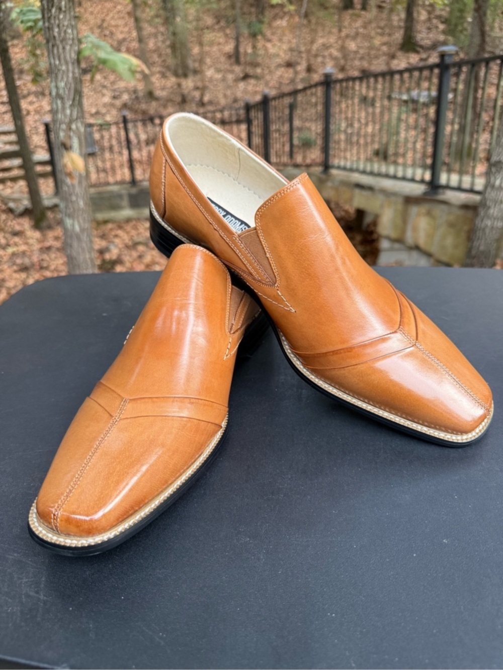 Stacy Adams Men's Brown Slip-On Loafers